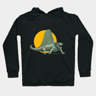 Dimetrodon Cut Out (with Orange Disc) Hoodie